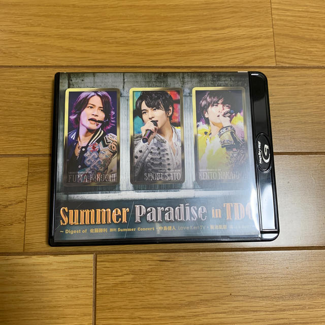 Sexy Zone(セクシー ゾーン)のSummer　Paradise　in　TDC～Digest　of　佐藤勝利「勝利 エンタメ/ホビーのDVD/ブルーレイ(アイドル)の商品写真