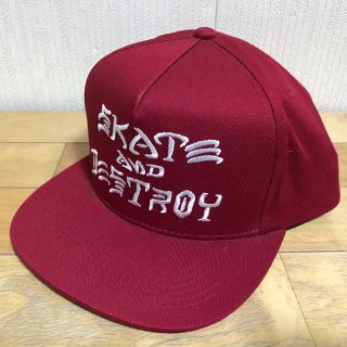 スラッシャー(THRASHER)のお買い得！　Thrasher スラッシャー　スナップバックキャップ　新品未使用(キャップ)