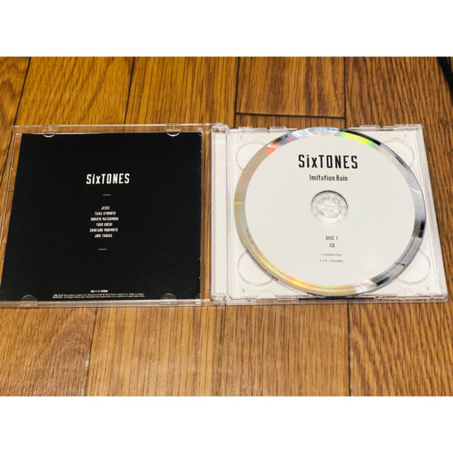 Imitation Rain/D.D.(初回盤) SixTONES CD エンタメ/ホビーのCD(ポップス/ロック(邦楽))の商品写真