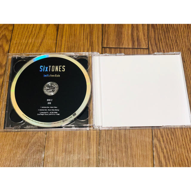 Imitation Rain/D.D.(初回盤) SixTONES CD エンタメ/ホビーのCD(ポップス/ロック(邦楽))の商品写真