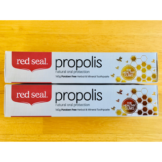 【送料込み】red seal プロポリス配合歯磨き粉 160g  [2本セット](歯磨き粉)