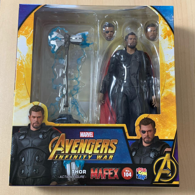 MARVEL(マーベル)のMAFEX アベンジャーズ インフィニティウォー ソー THOR 【新品未開封】 エンタメ/ホビーのフィギュア(アメコミ)の商品写真