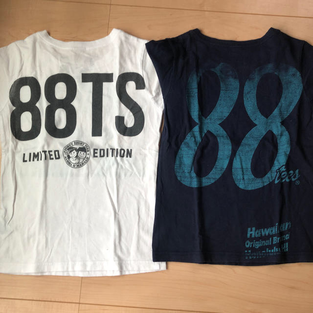 88TEES(エイティーエイティーズ)の88tees Tシャツ　2枚セット キッズ/ベビー/マタニティのキッズ服女の子用(90cm~)(Tシャツ/カットソー)の商品写真