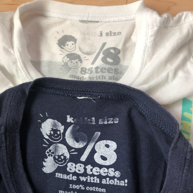 88TEES(エイティーエイティーズ)の88tees Tシャツ　2枚セット キッズ/ベビー/マタニティのキッズ服女の子用(90cm~)(Tシャツ/カットソー)の商品写真