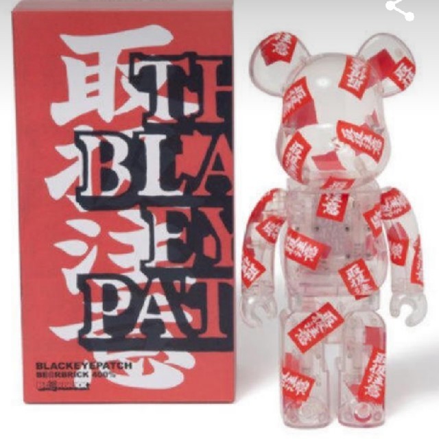 メディコムトイ　取扱注意　BE@RBRICK Black eye Patch