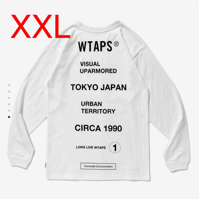 W)taps(ダブルタップス)のwtaps CIRCA L/S TEE WHITE XXL メンズのトップス(Tシャツ/カットソー(七分/長袖))の商品写真