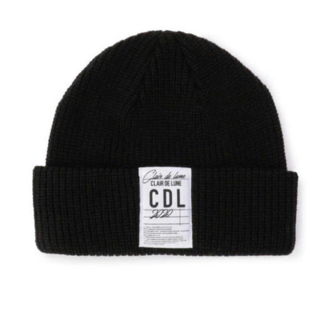 CLAIR DE LUNE   Knit Cap blackクレルナ