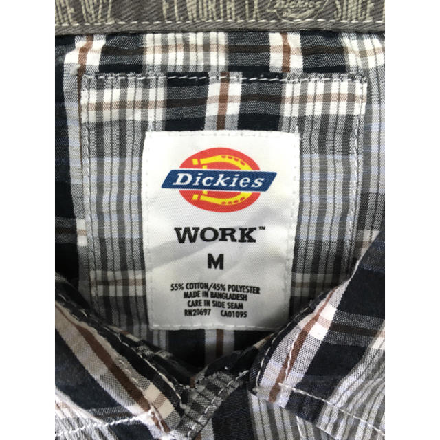 Dickies(ディッキーズ)の【USAインポート物古着】『Dickies／ディッキーズ』半袖チェックシャツM③ メンズのトップス(シャツ)の商品写真