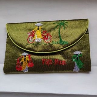 ベトナム　刺繍　財布(財布)
