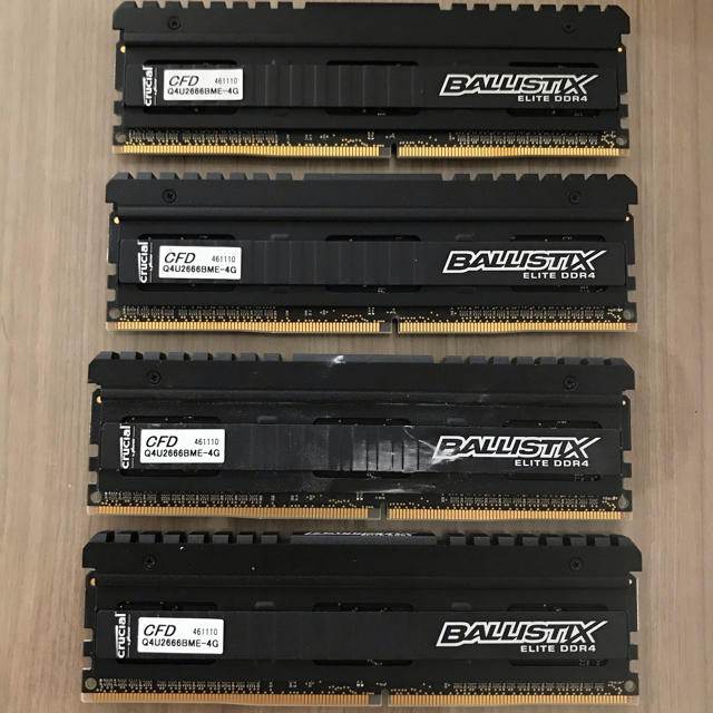 ddr4 2666 4GBx4PC/タブレット