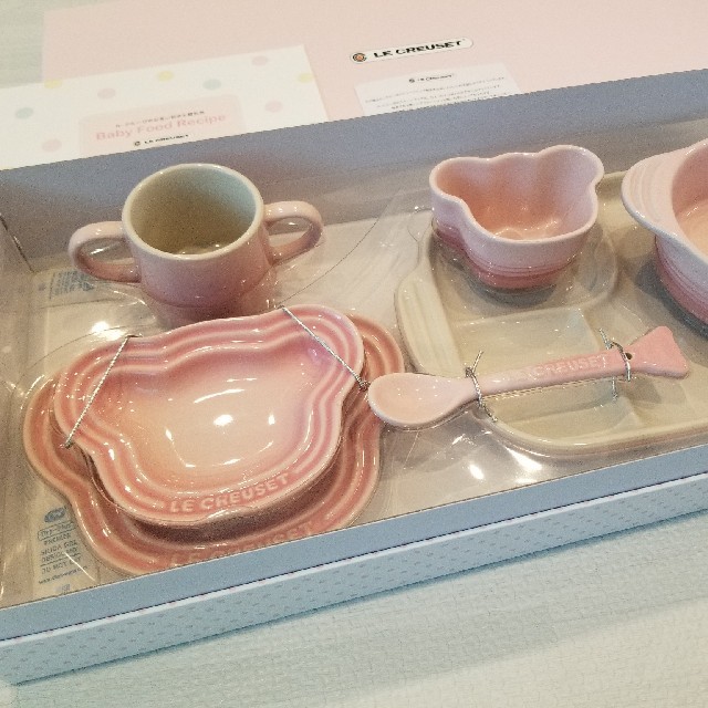 LE CREUSET - 【新品未使用】ル・クルーゼ 離乳食ベビー食器 ピンクの