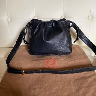 ロエベ(LOEWE)の美品　LOEWE オールド　ロエベ　　アナグラム　ショルダー　バッグ　ポシェット(ショルダーバッグ)