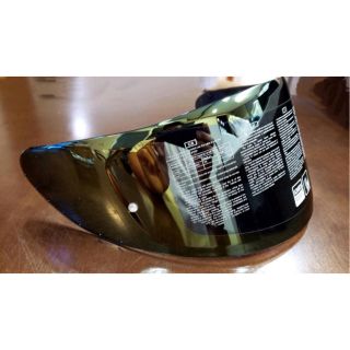 SHOEI X-Fourteen X-14に合うシールド【ゴールド】(ヘルメット/シールド)