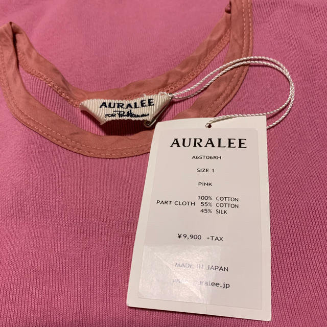 salt様専用★AURALEE RonHerman 別注パイピングリブTシャツ レディースのトップス(Tシャツ(半袖/袖なし))の商品写真