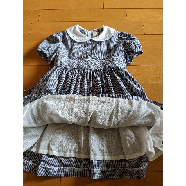 piroo様専用2点おまとめアートレター　ワンピース110 キッズ/ベビー/マタニティのキッズ服女の子用(90cm~)(ワンピース)の商品写真