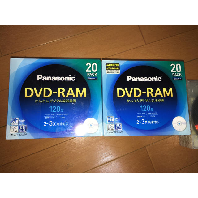 Panasonic(パナソニック)のパナソニックDVD-RAM 45枚 スマホ/家電/カメラのテレビ/映像機器(DVDレコーダー)の商品写真