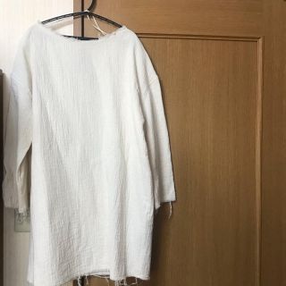 ザラ(ZARA)のZARA ヴィンテージ風トップス（７分袖）(カットソー(長袖/七分))