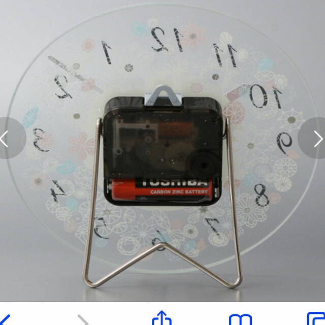 AfternoonTea(アフタヌーンティー)のアフタヌーンティー　掛け置き時計　　　　　　　　　　　　　 インテリア/住まい/日用品のインテリア小物(置時計)の商品写真