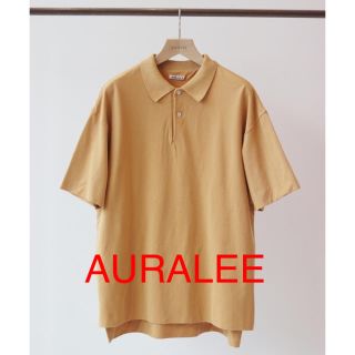 コモリ(COMOLI)の【美品・完売】AURALEE オーラリー　ポロシャツ　サイズ4(ポロシャツ)