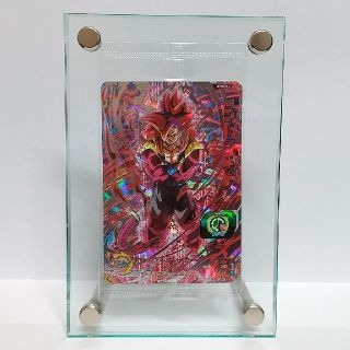 ドラゴンボール(ドラゴンボール)の未開封品　限定シークレット　ゴジータ：ゼノ　ディスプレイスタンド付き(シングルカード)