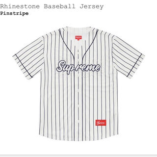 シュプリーム(Supreme)のsupreme rhinestone baseball jersey (ジャージ)