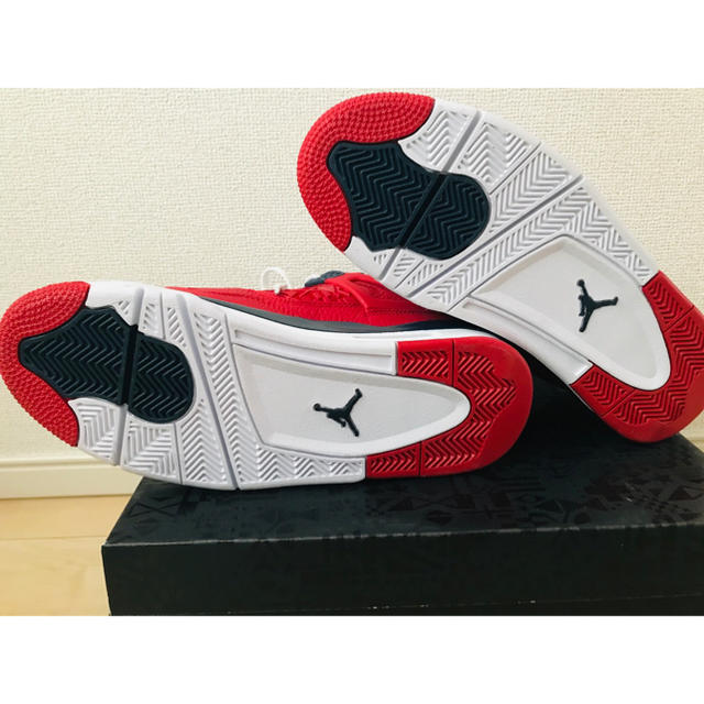 NIKE(ナイキ)の【凡人様専用】NIKE AIR JORDAN 4 "FIBA" GYM RED メンズの靴/シューズ(スニーカー)の商品写真