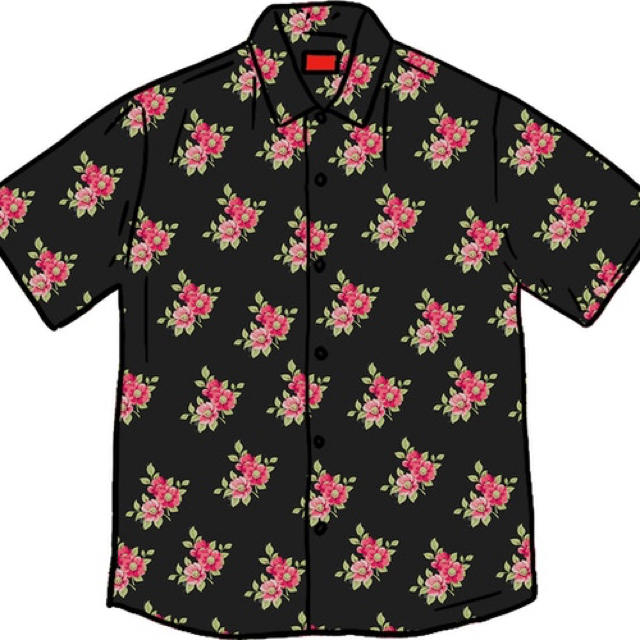 supreme floral rayon S/S shirt シュプリーム