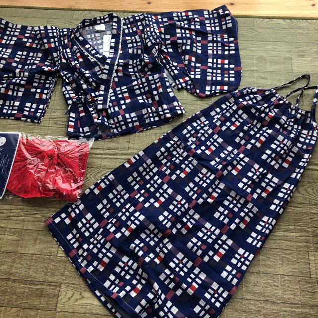 futafuta(フタフタ)のセパレート浴衣size120 キッズ/ベビー/マタニティのキッズ服女の子用(90cm~)(甚平/浴衣)の商品写真