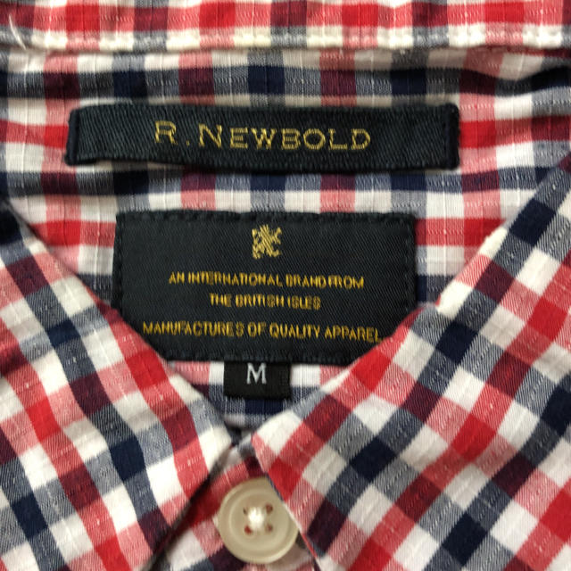 R.NEWBOLD(アールニューボールド)のt.t-boy様専用美品＊アールニューボールド チェックシャツ ネルシャツ M メンズのトップス(シャツ)の商品写真