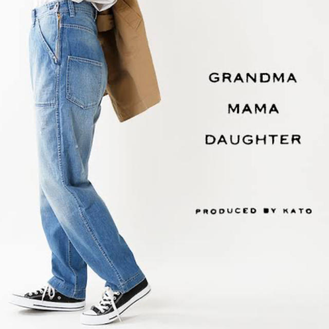 MARGARET HOWELL(マーガレットハウエル)のgrandma mama daughter サイドジップデニム  1 レディースのパンツ(デニム/ジーンズ)の商品写真