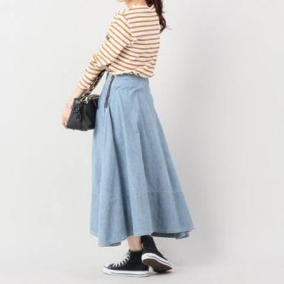 【美品】MADISON BLUE別注 MI-MOLLET FLAREデニムスカート 【美品】MADISON BLUE別注MI-MOLLET FLAREデニムスカート