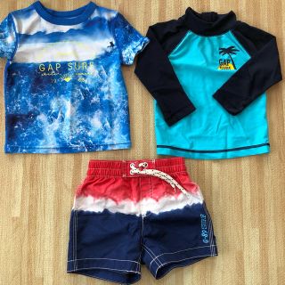 ベビーギャップ(babyGAP)の【お取り置き中】baby GAP 水着パンツ、ラッシュガード(水着)