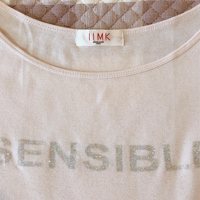 iiMK(アイアイエムケー)のiiMKラメプリントTシャツ レディースのトップス(Tシャツ(半袖/袖なし))の商品写真