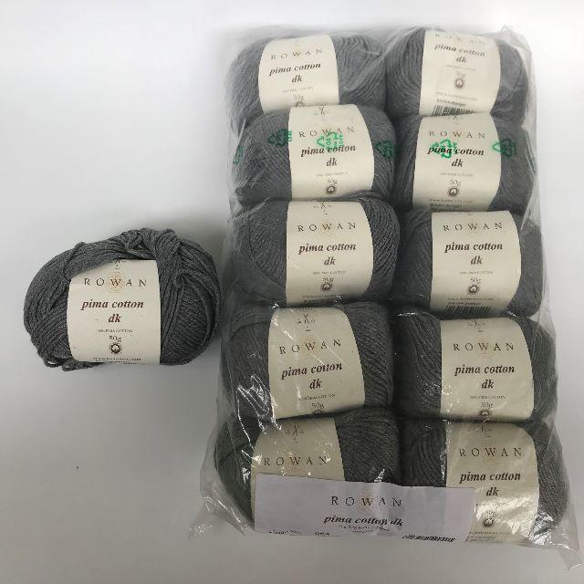 【毛糸　コットン】ROWAN pima cotton dk グレー