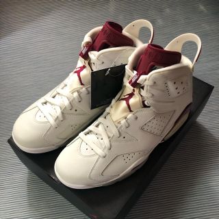 ナイキ(NIKE)のNIKE エアージョーダン6 マルーン JORDAN(スニーカー)