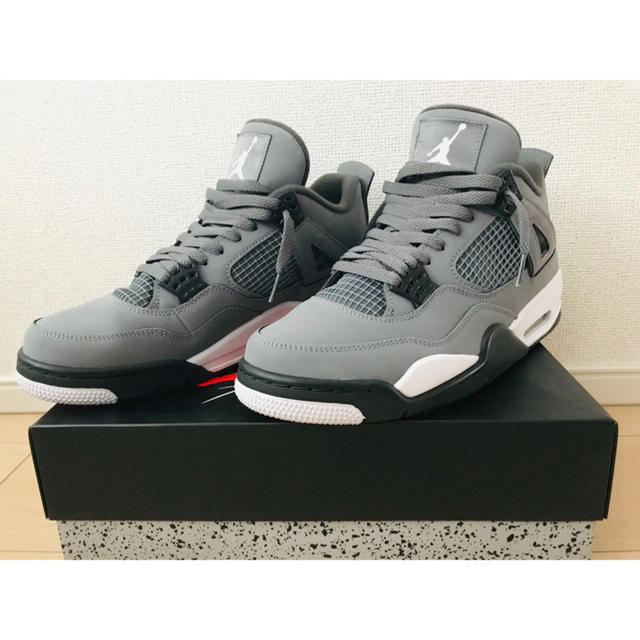 NIKE(ナイキ)のNIKE AIR JORDAN 4 RETRO COOL GREY 28cm メンズの靴/シューズ(スニーカー)の商品写真