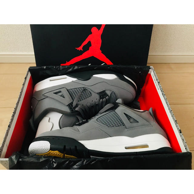 NIKE(ナイキ)のNIKE AIR JORDAN 4 RETRO COOL GREY 28cm メンズの靴/シューズ(スニーカー)の商品写真