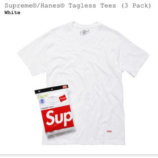シュプリーム(Supreme)のsupreme Hanes Tシャツ Mサイズ 白 ヘインズ 3枚(Tシャツ/カットソー(半袖/袖なし))