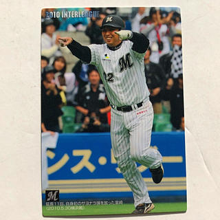 チバロッテマリーンズ(千葉ロッテマリーンズ)の千葉ロッテ2010【カルビープロ野球チップス】里崎智也◎IL-11◎交流戦(スポーツ選手)