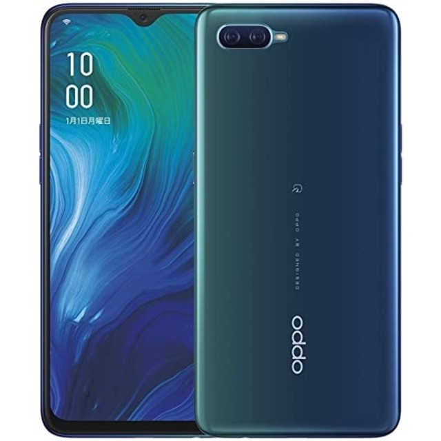 スマートフォン本体新品未開封 OPPO Reno A 128GB Blue