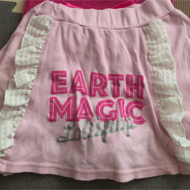 アースマジック スカパン キッズ/ベビー/マタニティのキッズ服女の子用(90cm~)(スカート)の商品写真