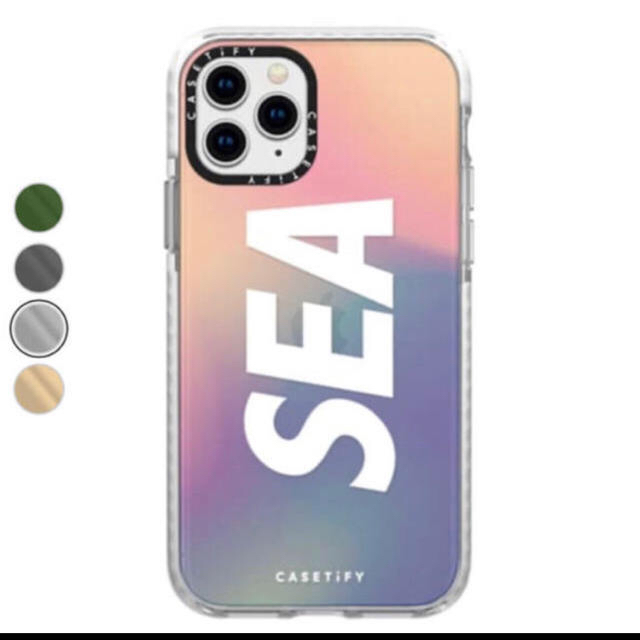 パーカー新品未使用品WINDANDSEA x CASETiFYiPhone11pro用