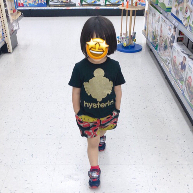 HYSTERIC MINI(ヒステリックミニ)のテディ 総柄TEE 専用 キッズ/ベビー/マタニティのキッズ服男の子用(90cm~)(Tシャツ/カットソー)の商品写真