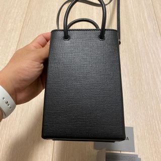 早い者勝ち！BALENCIAGA 新品・無使用　ショッピングフォンホルダーバッグ