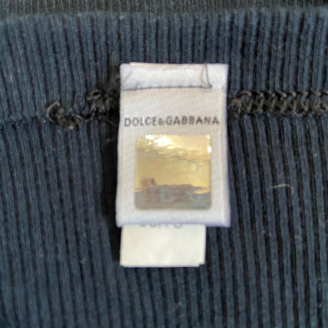 DOLCE&GABBANA(ドルチェアンドガッバーナ)のDOLCE&GABBANA ブラック タンクトップ  レディースのトップス(タンクトップ)の商品写真