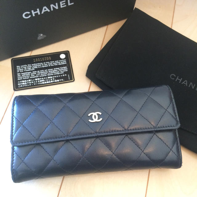 【最終価格】 期間限定 現品限り 美品  CHANEL 長財布