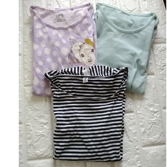 GU(ジーユー)のUNIQLO　GU　Tシャツ　140 キッズ/ベビー/マタニティのキッズ服女の子用(90cm~)(Tシャツ/カットソー)の商品写真