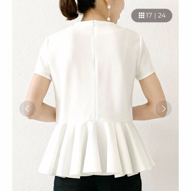 TSURU by Mariko Oikawa - 新品 即完売 ペプラム トップス ツルバイ
