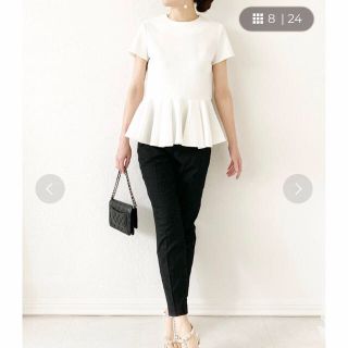 TSURU by Mariko Oikawa - 新品 即完売 ペプラム トップス ツルバイ ...