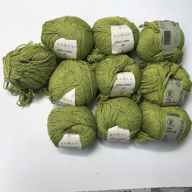 【毛糸　コットン】ROWAN pima cotton dk 黄緑